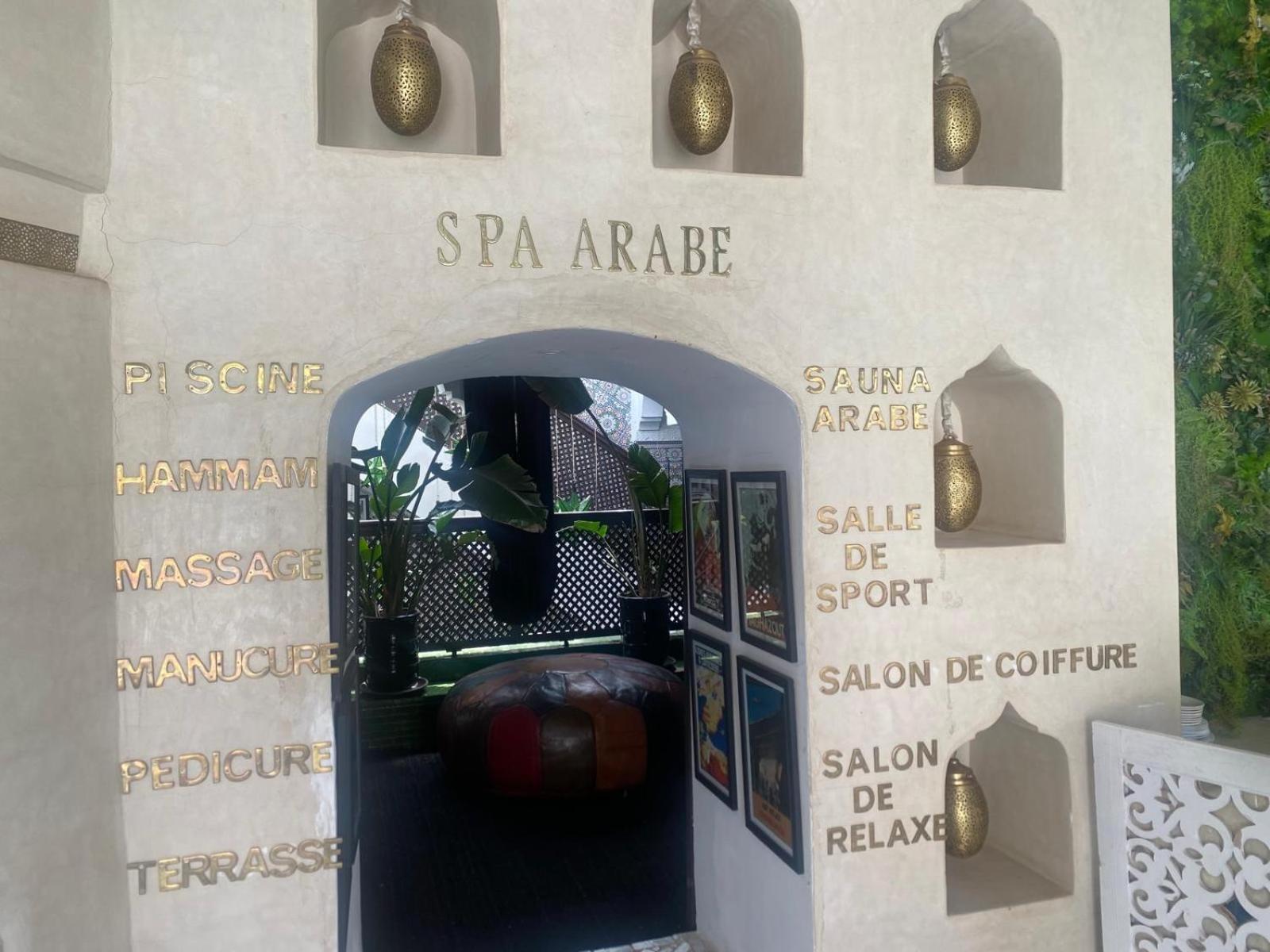 Palais Blanc Riad Marrakesh Bagian luar foto