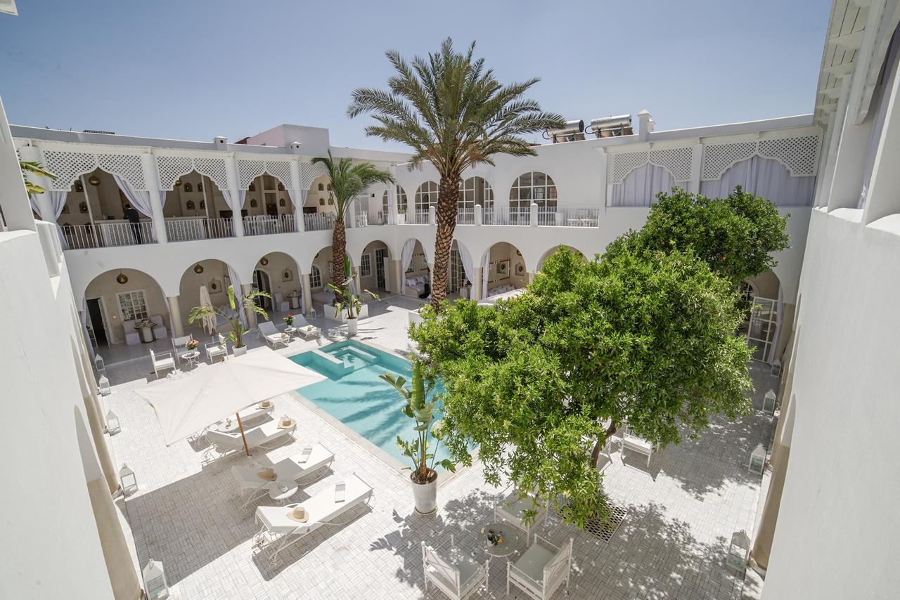 Palais Blanc Riad Marrakesh Bagian luar foto