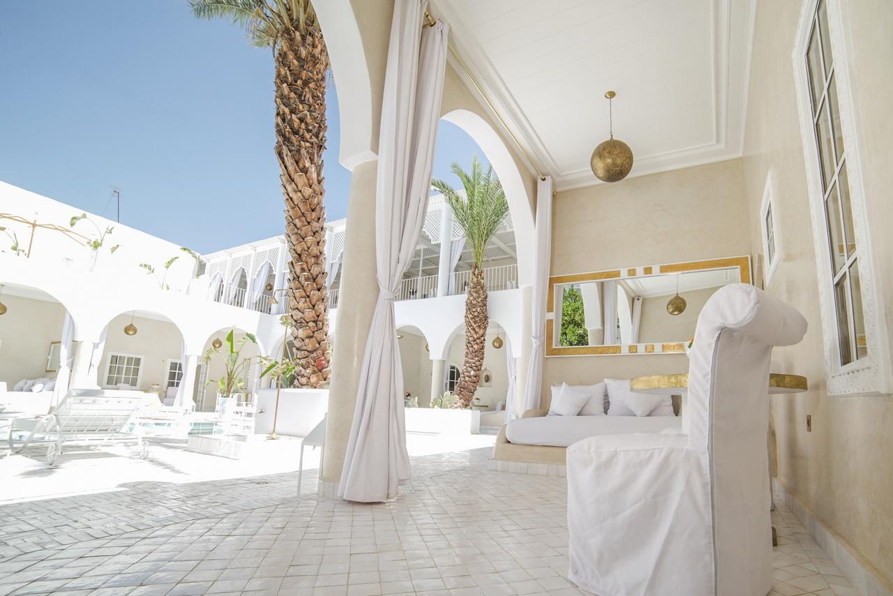 Palais Blanc Riad Marrakesh Bagian luar foto
